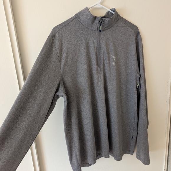 William Murray Golf Mens Large Quarter Zip Pullover Gray Activewear Athleisure - Picture 4 of 8